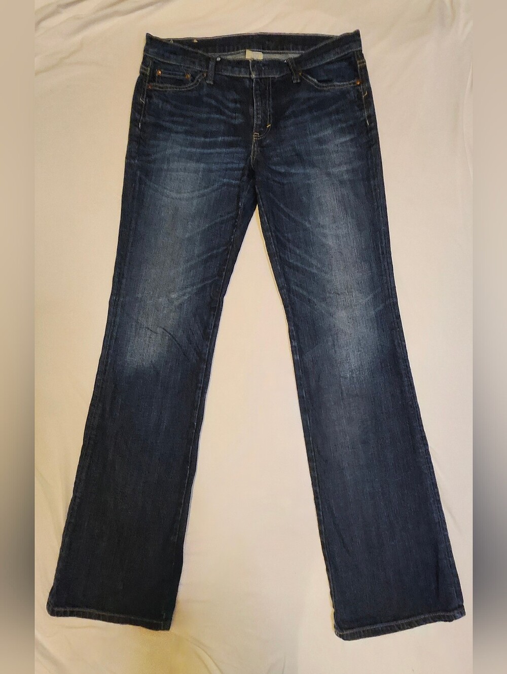 Banana Republic Dark Blue Women's Boot Cut Jeans Size 30x33